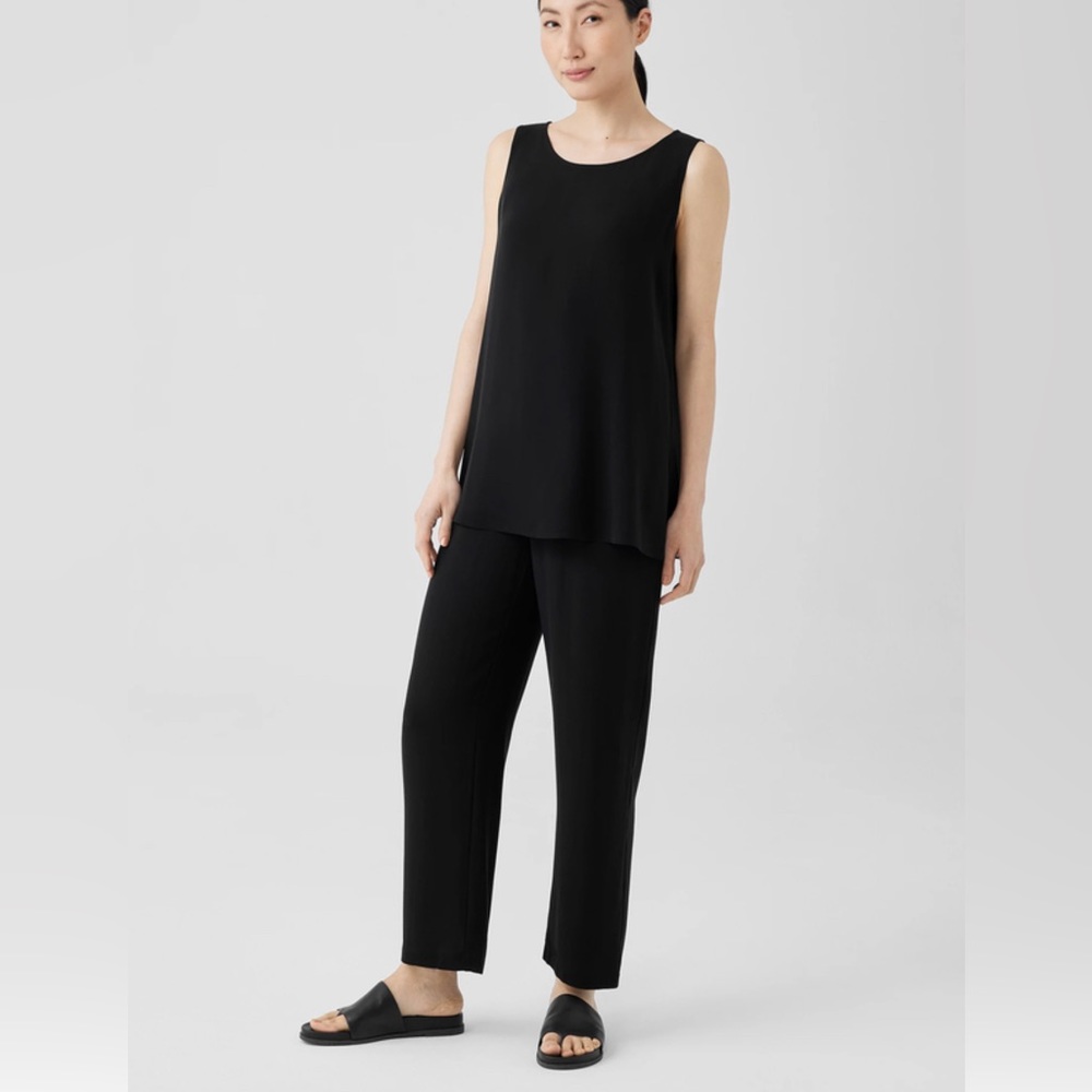 Eileen Fisher 100% Silk Tank, Size Large